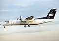 El avión involucrado en el accidente en noviembre de 1990.