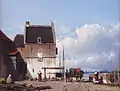 De oude haven met de Bottelpoort in Nijmegen (Museum Het Valkhof)