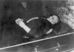 El cuerpo de Alfred Rosenberg.