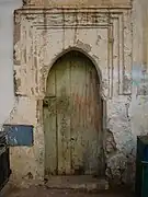 La puerta de la típica casa judía