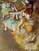 Edgar Degas, Danseuses de ballet sur scène, 1883