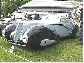 Delahaye tipo 135 M roadster por Figoni y Falaschi, 1939