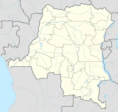 Lubefu ubicada en República Democrática del Congo