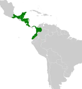 Distribución geográfica del trepatroncos barrado norteño.