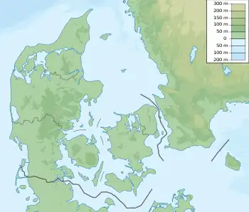 Anholt ubicada en Dinamarca