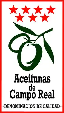 Logotipo de la Denominación de Calidad Aceitunas de Campo Real