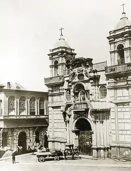 Antigua iglesia de Nuestra Señora de los Desamparados de Lima.