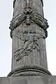 Vista de la Fama en la columna del Monumento a la Independencia.