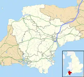 Dawlish ubicada en Devon
