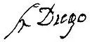 Firma de Diego Melo de Portugal, O.E.S.A.