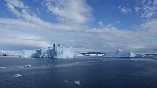 Icebergs en Bahía de Disko