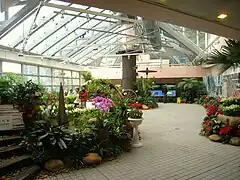 "Display Plant House" (Casa de las plantas de exposición).