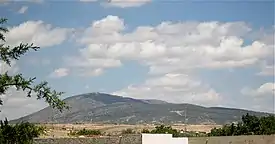 Vista de la vertiente occidental del Djebel Bargou