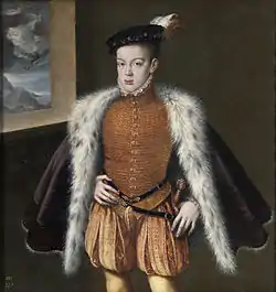 Hacia 1558: Retrato de El príncipe don Carlos, hijo de Felipe II y su primera esposa, la infanta María Manuela de Portugal.