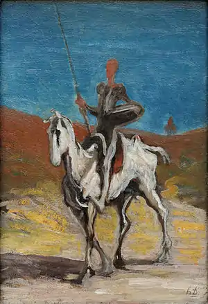 Don Quijote y Sancho Panza (1868).