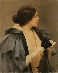 Mujer con antifaz (1892)