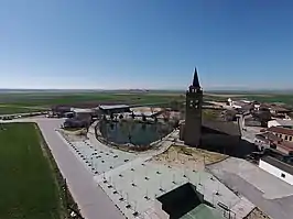 Vista de la localidad desde el aire