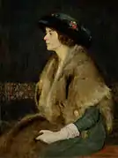 Retrato de su hija, de Douglas Volk, 1914.