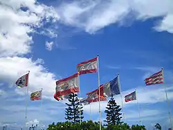 Banderas de los archipiélagos.
