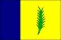 Bandera del pueblo de Drnovice, República Checa.