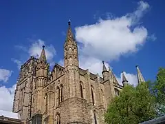 Extremo de la catedral de Durham