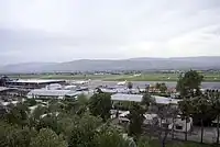Vista del aeropuerto internacional de Dushanbe