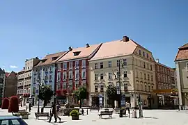 Casas junto a la Plaza del Mercado