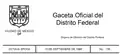 Versión original del escudo de armas del Distrito Federal usada en 1998, en un ejemplar de la Gaceta Oficial del Gobierno del Distrito Federal. Nótese que sólo tiene nueve hojas de nopal.