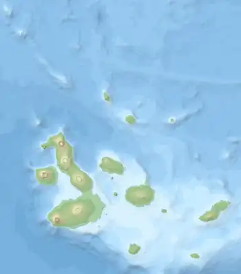 Isla Darwin ubicada en Islas Galápagos