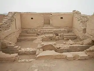 Edificio de Taurichumpi en el santuario arqueológico Pachacamac