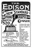 Un anuncio del "Edison New Standard Phonograph" (1898)