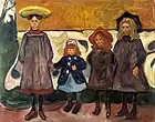 Cuatro niñas en Åsgårdstrand, 1903, Munch Museum, Oslo.