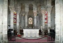 Las columnas y capiteles de la rotonda