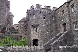 Vista desde el interior de los terrenos del castillo.