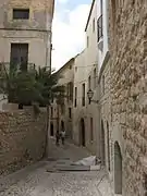 Calle en Dalt Vila.