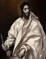 El Greco, San Bartolomé (del conjunto del Apostolado) (c. 1608-1614)