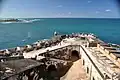 Entrada a la bahía, vista desde El Morro