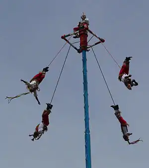 Voladores de papantla, México México.
