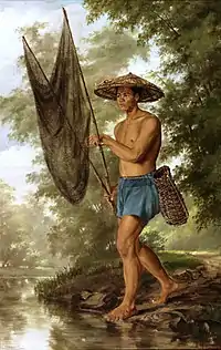 El pescador de Sacag, 1875