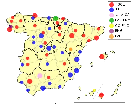 Elecciones municipales de España de 2007