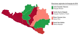 Elecciones regionales de Arequipa de 2014