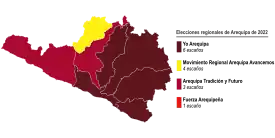 Elecciones regionales de Arequipa de 2022