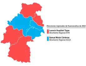 Elecciones regionales de Huancavelica de 2022