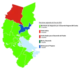 Elecciones regionales de Puno de 2018