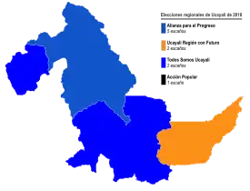 Elecciones regionales de Ucayali de 2018