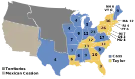 Elecciones presidenciales de Estados Unidos de 1848