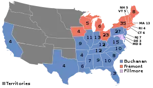 Elecciones presidenciales de Estados Unidos de 1856