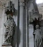 Santa Isabel y ángel (interior).