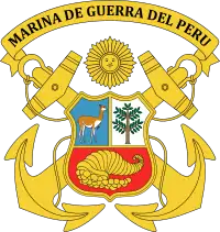 Escudo Naval de la Marina de Guerra del Perú.