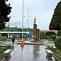 Copia de la estatua en Puno.